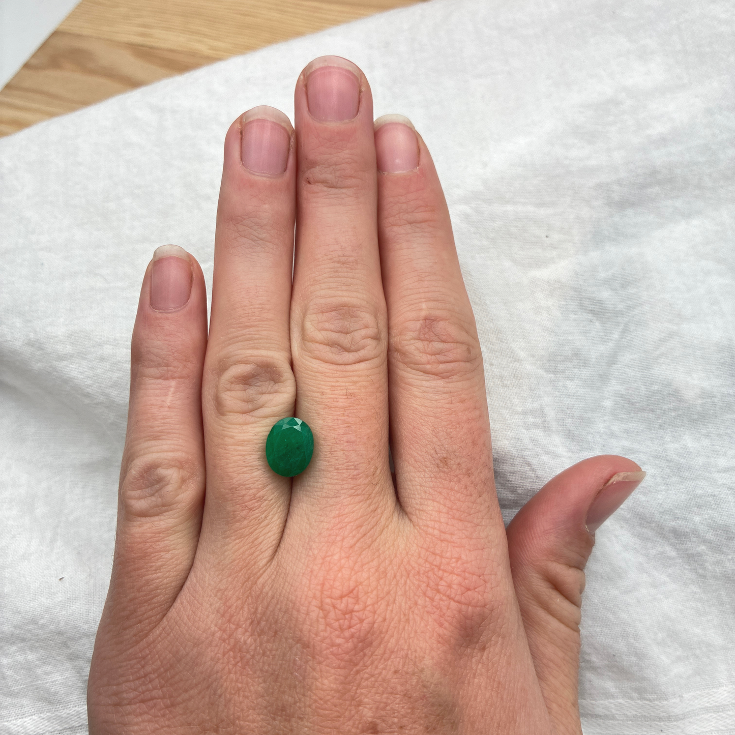 10x8mm Natural Green Emerald, 2.73ct