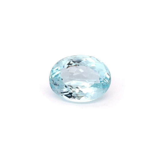 6.25 carat Aquamarine, 14x10.6mm Oval Cut