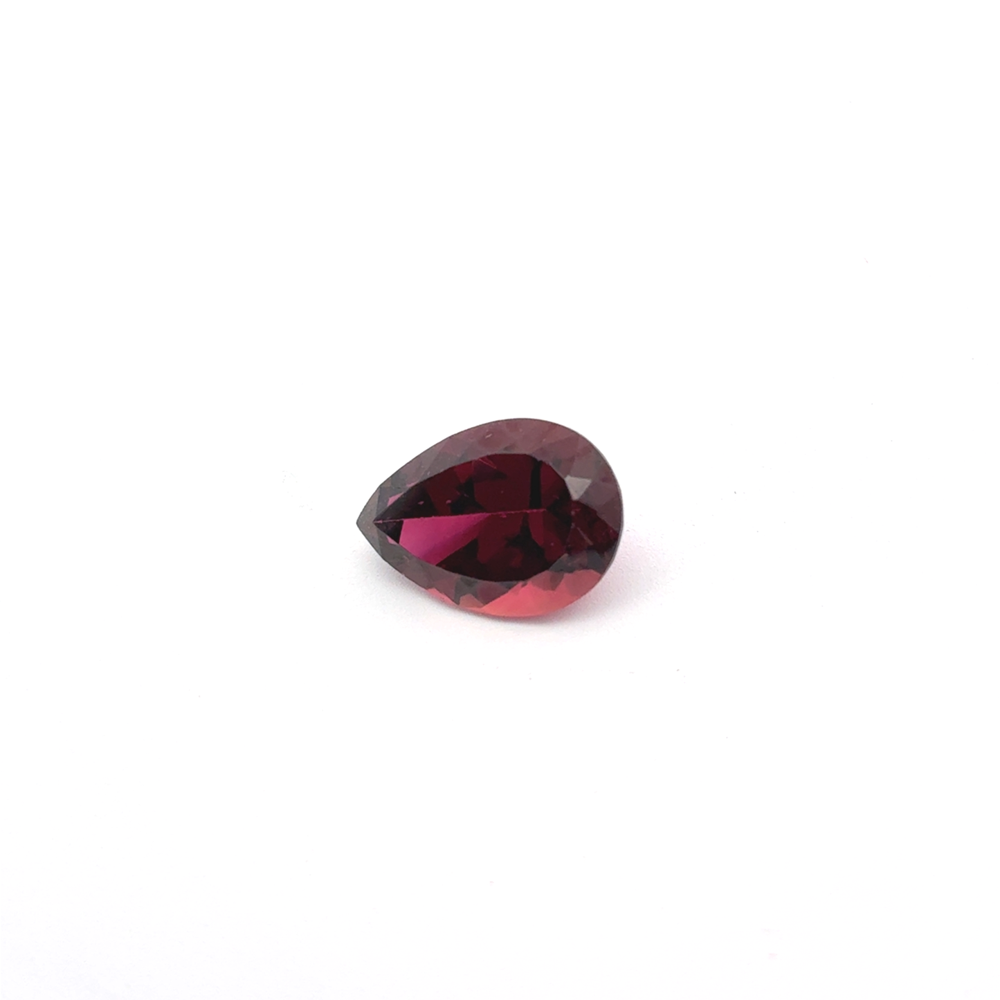 3.46ct Pear Cut Reddish Pink Tourmaline 12.2x8.4mm