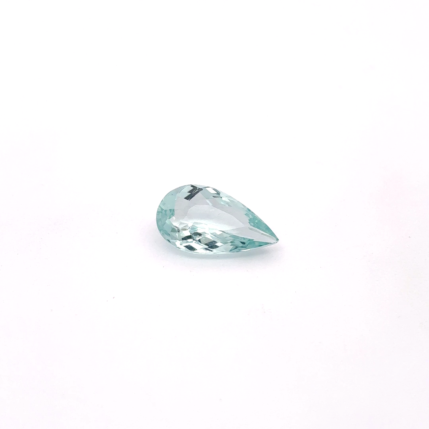 1.50ct Blue Aquamarine Pear cut, 11.3x6.4mm