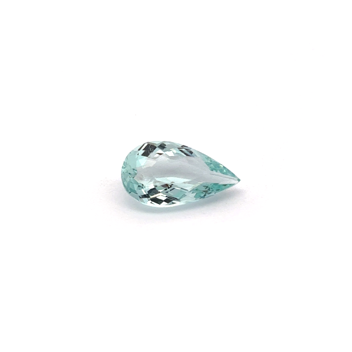 1.50ct Blue Aquamarine Pear cut, 11.3x6.4mm