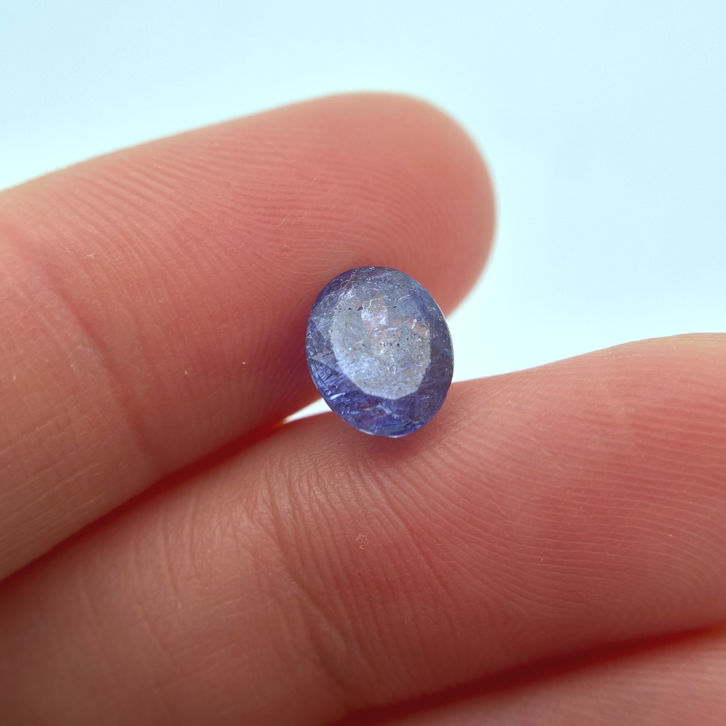 9x7mm Tanzanite, 2.67 carat, Stone with Inclusions