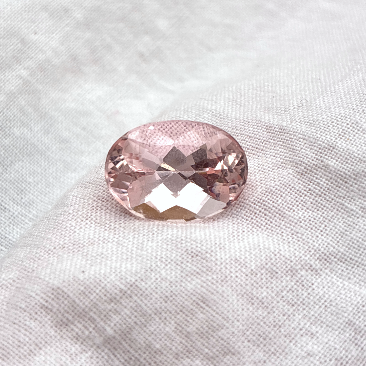14x10mm Natural Morganite, 6.22 ct