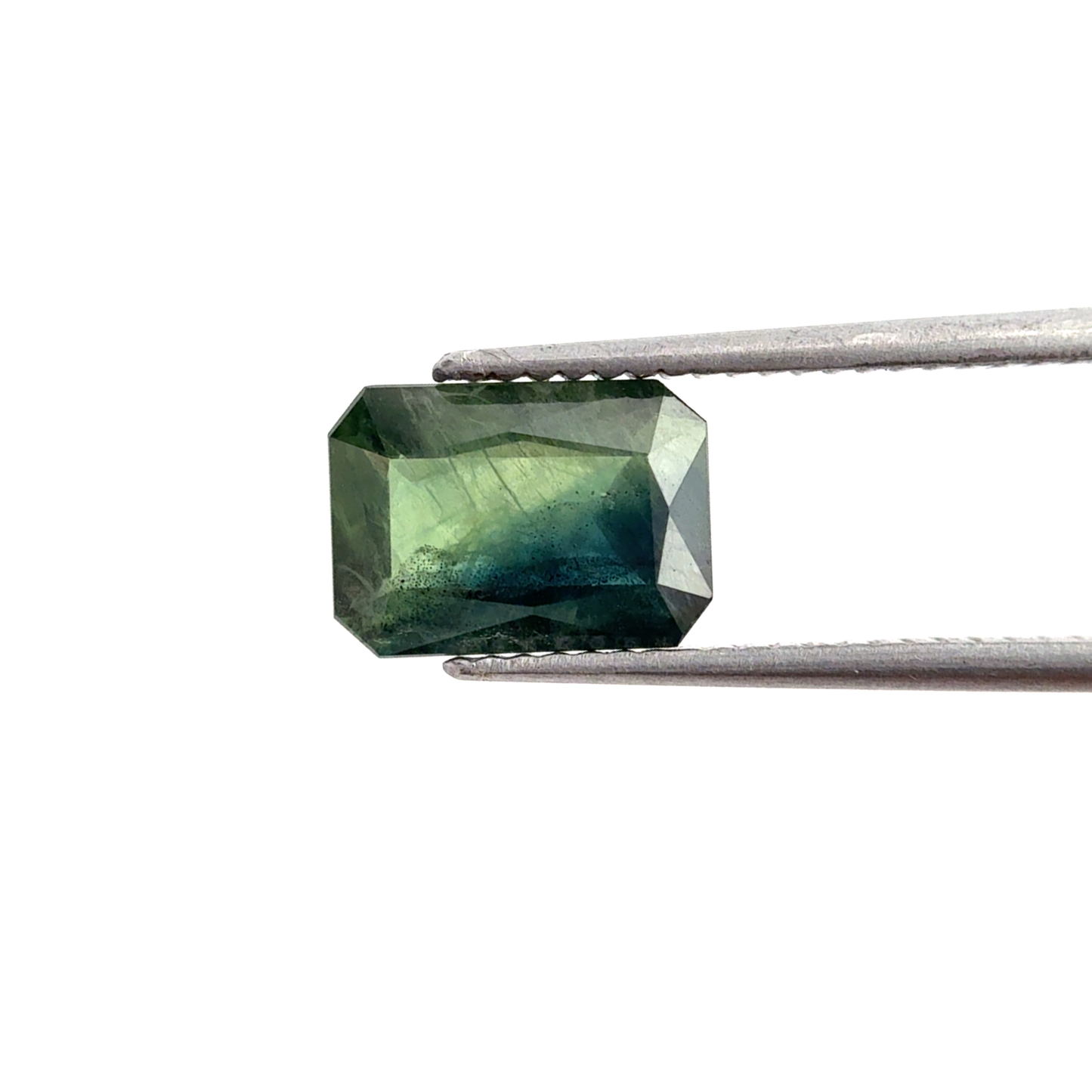 2 carat Sapphire 9.1x6.5mm Emerald Cut, BE Treated