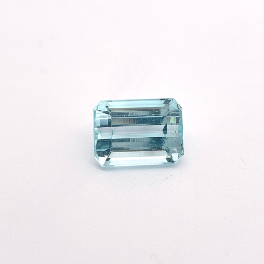 13 carat Light Blue Aquamarine 15.7x11.65mm Emerald Cut
