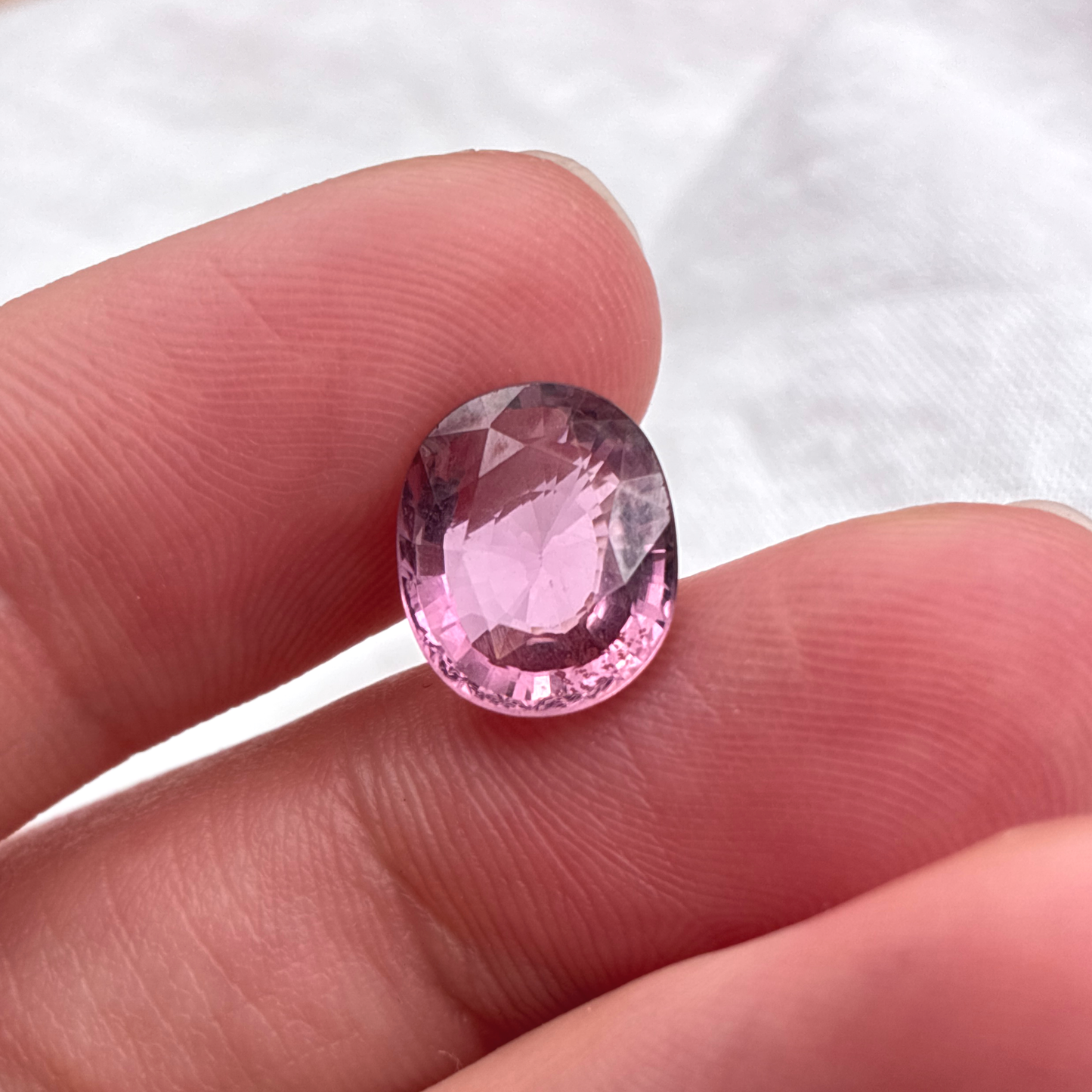 11x9mm Pink Tourmaline, 3.36 carat