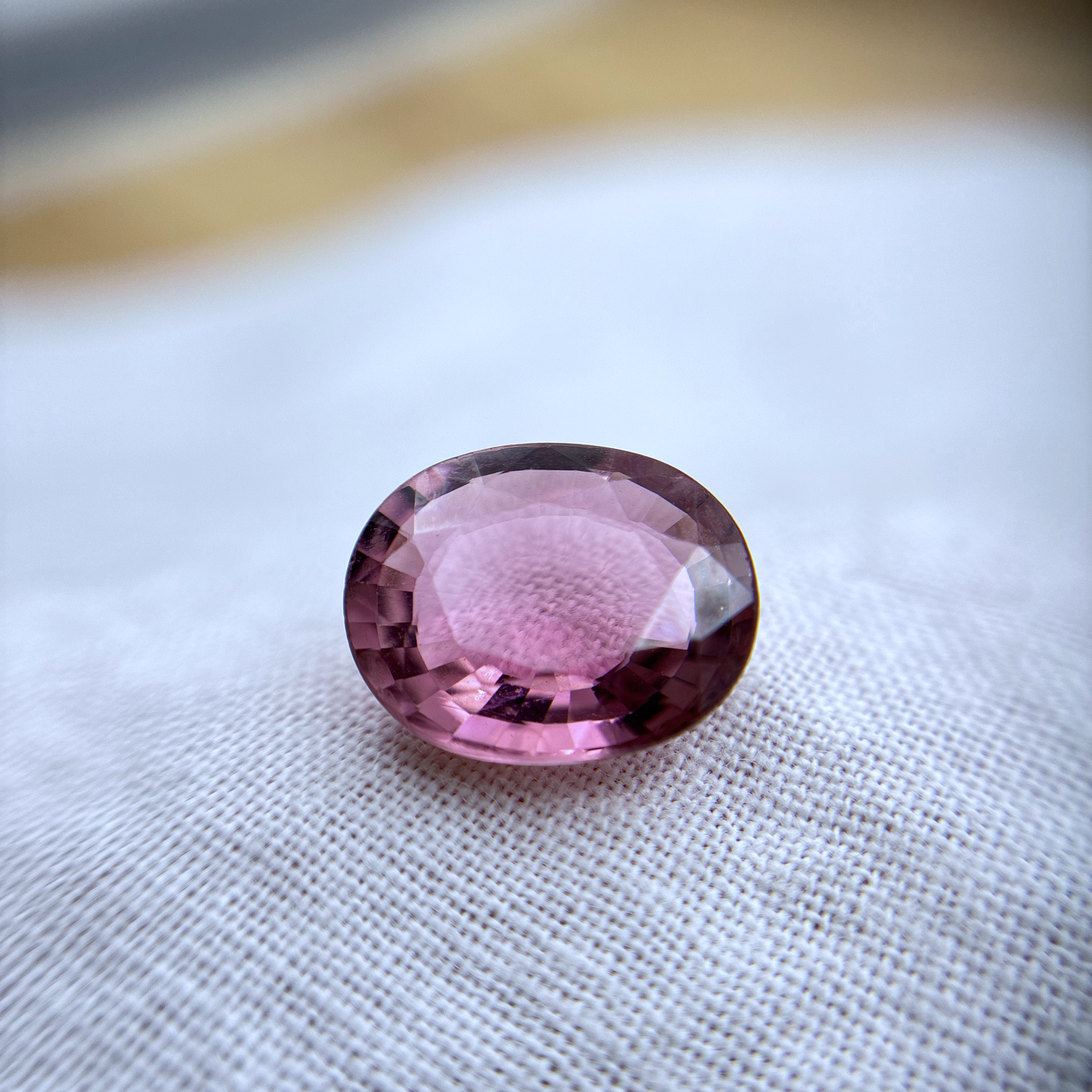 11x9mm Pink Tourmaline, 3.36 carat