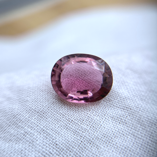 11x9mm Pink Tourmaline, 3.36 carat