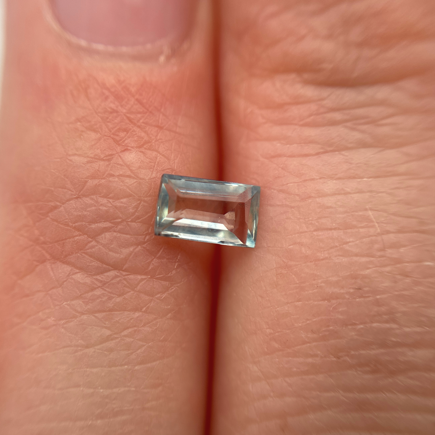 0.60 ct Light Greenish-Blue Sapphire, 0.60ct