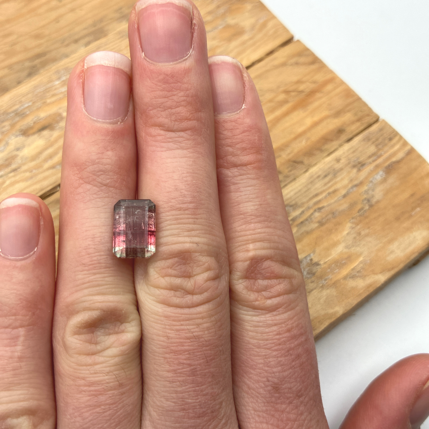 3.82 ct Watermelon Tourmaline, 11x7.7mm