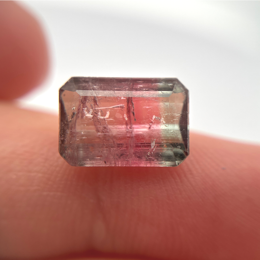 3.82 ct Watermelon Tourmaline, 11x7.7mm