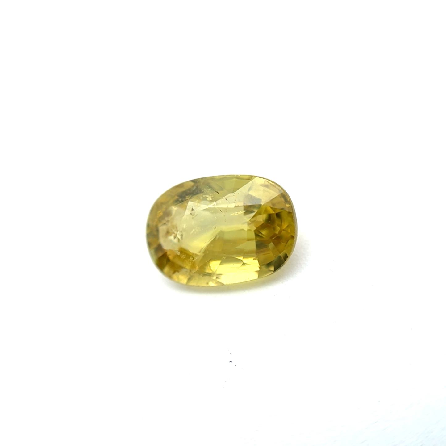 1.36ct Greenish Yellow Grossular Garnet, 8x5.5mm