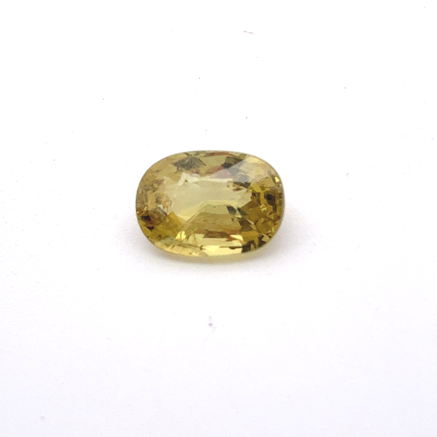 1.36ct Greenish Yellow Grossular Garnet, 8x5.5mm