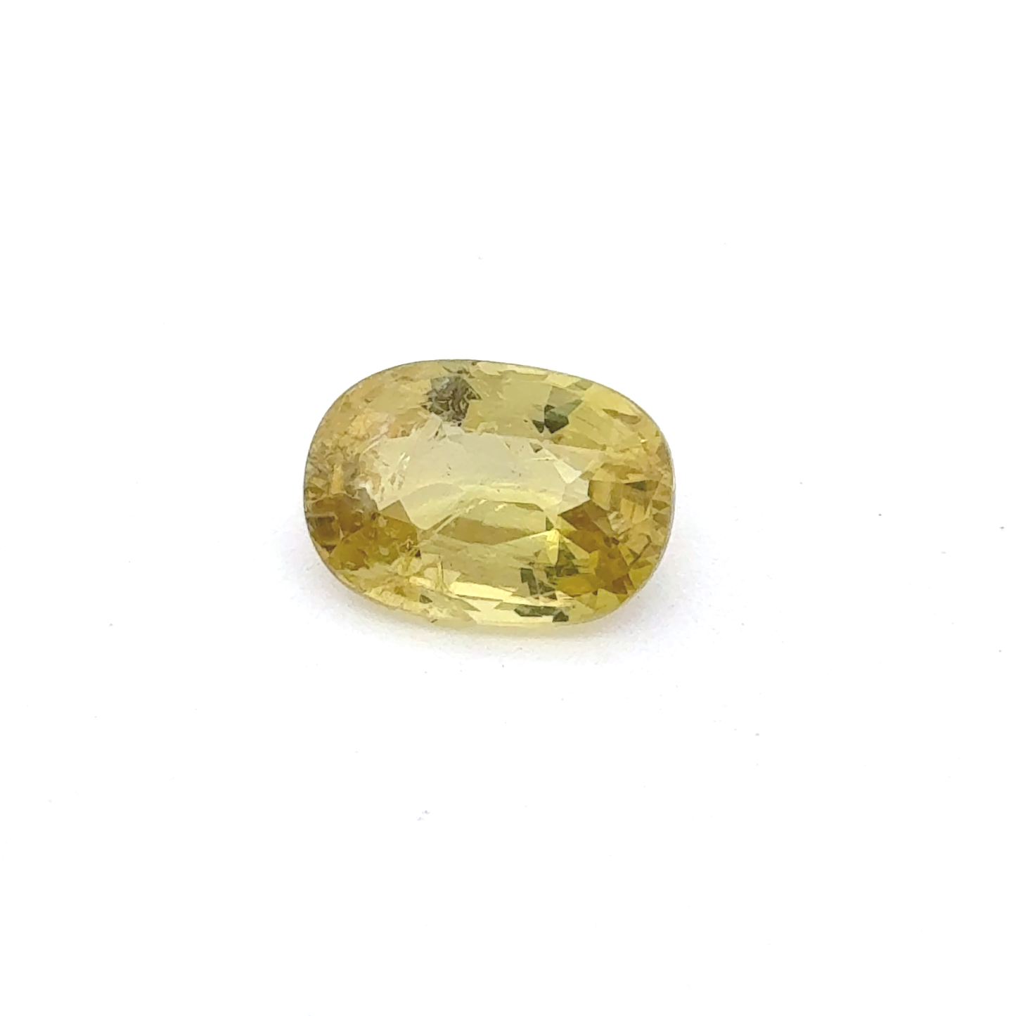 1.36ct Greenish Yellow Grossular Garnet, 8x5.5mm