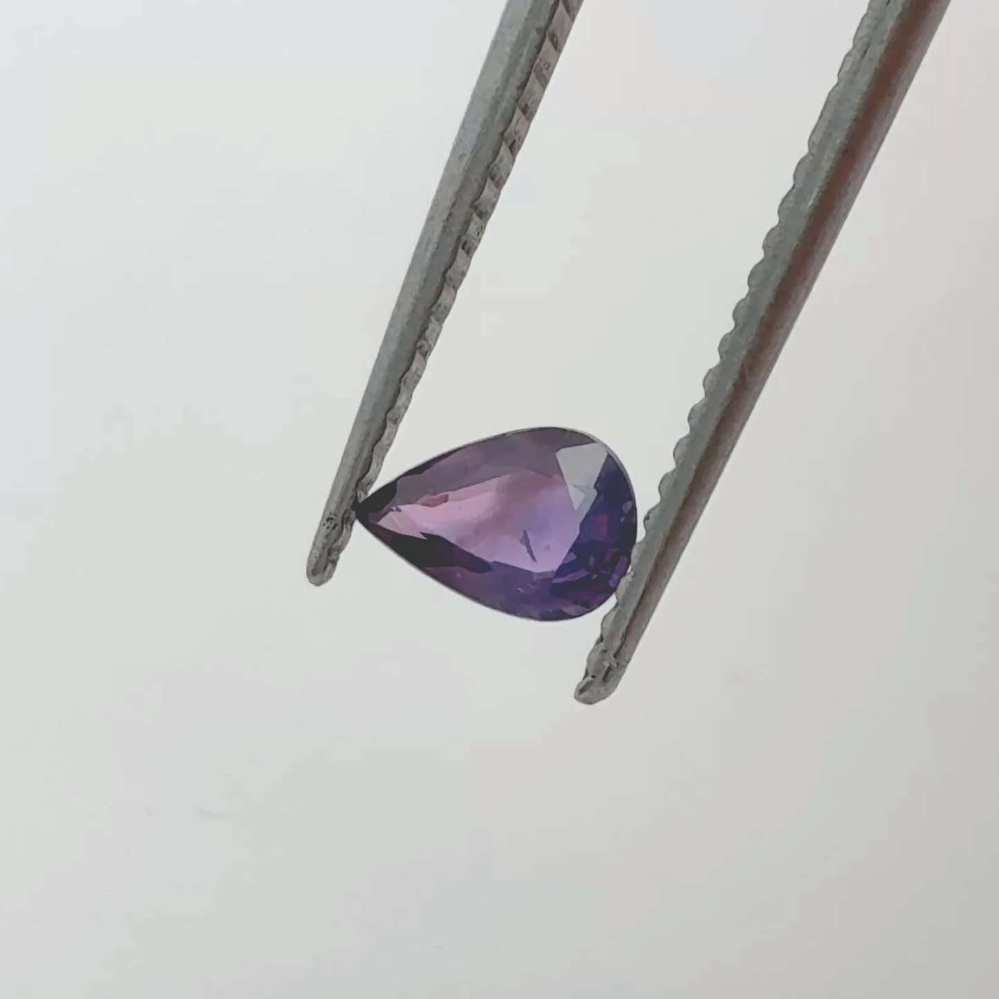 4x6mm Pear Purple Sapphire, 0.46 carat Natural Gem