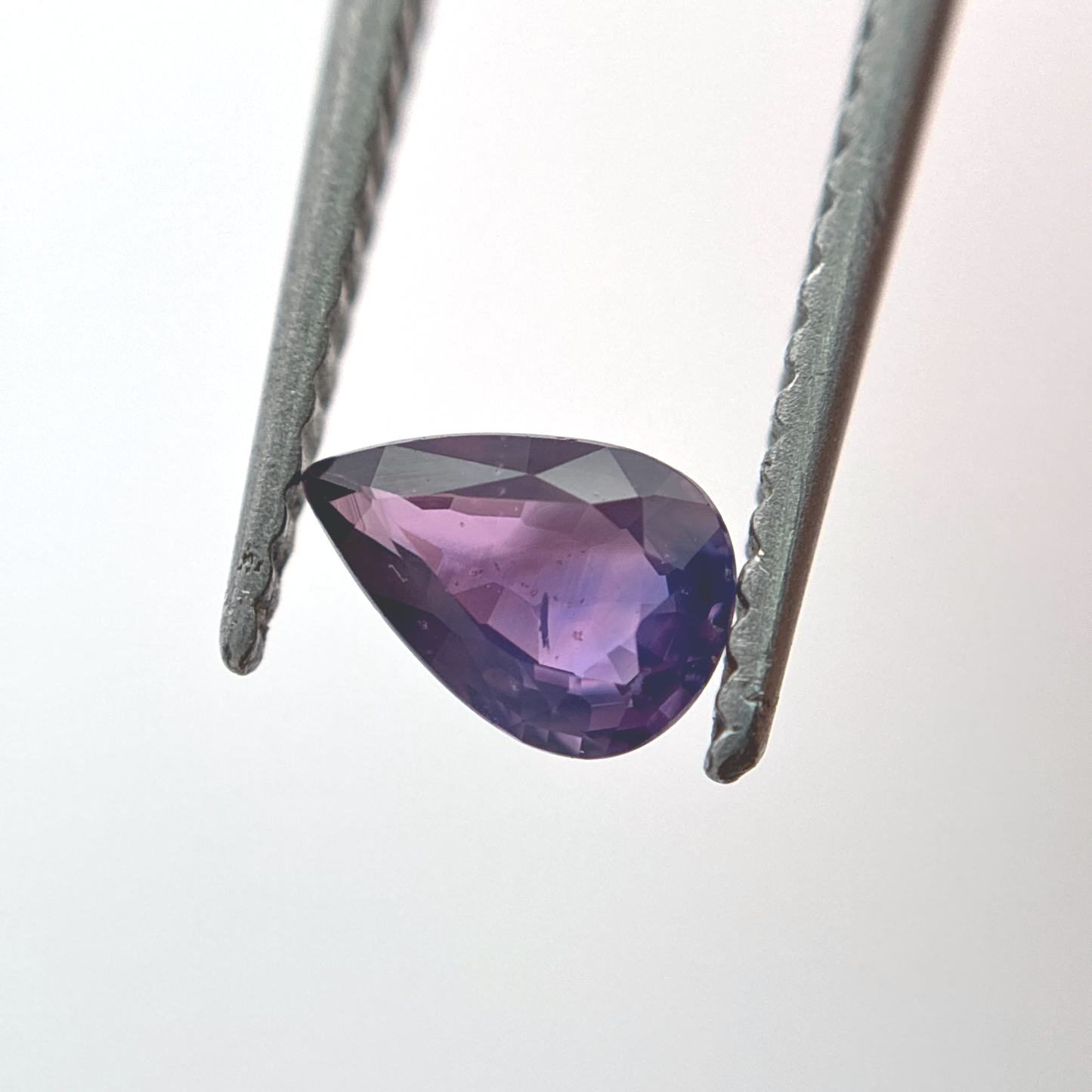 4x6mm Pear Purple Sapphire, 0.46 carat Natural Gem