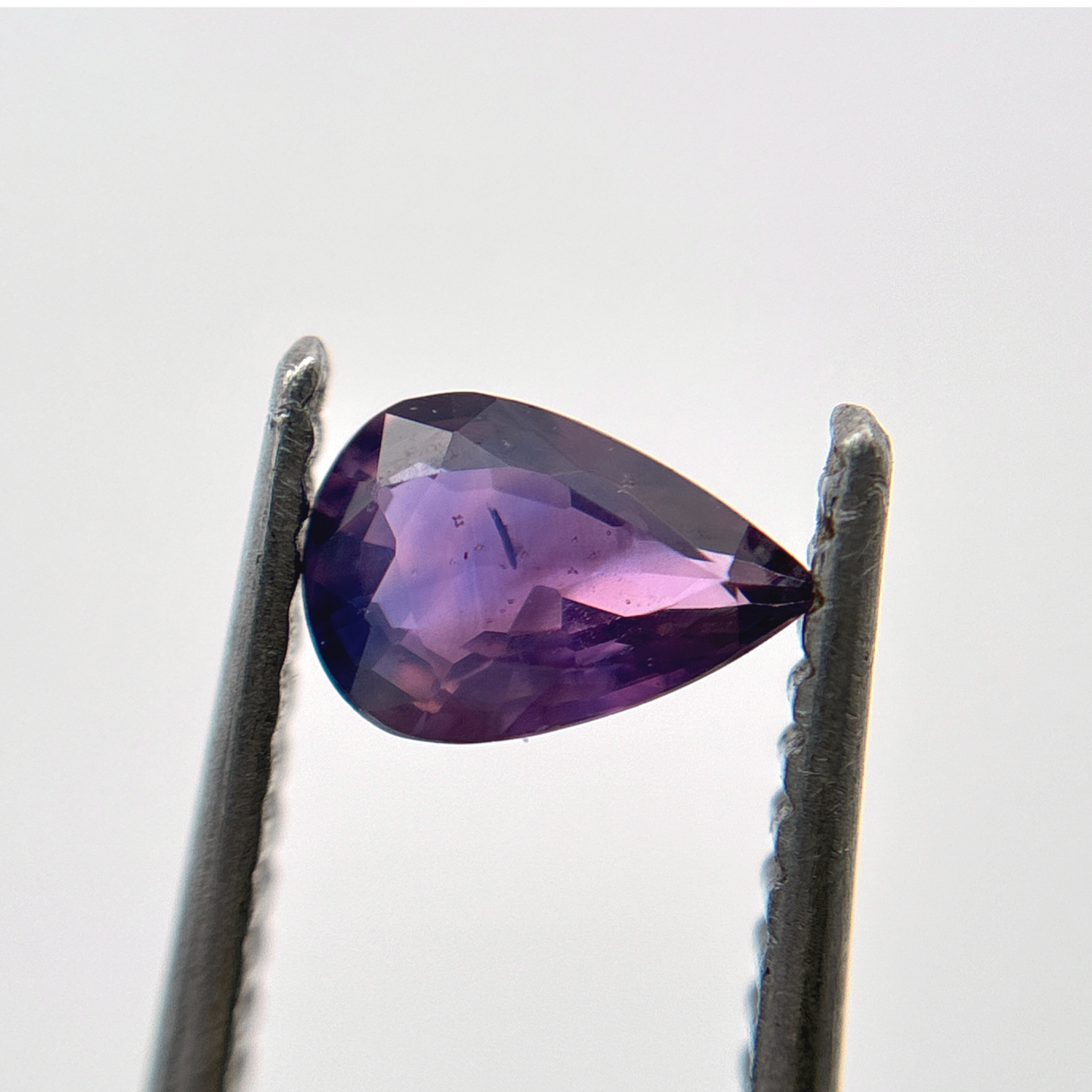 4x6mm Pear Purple Sapphire, 0.46 carat Natural Gem