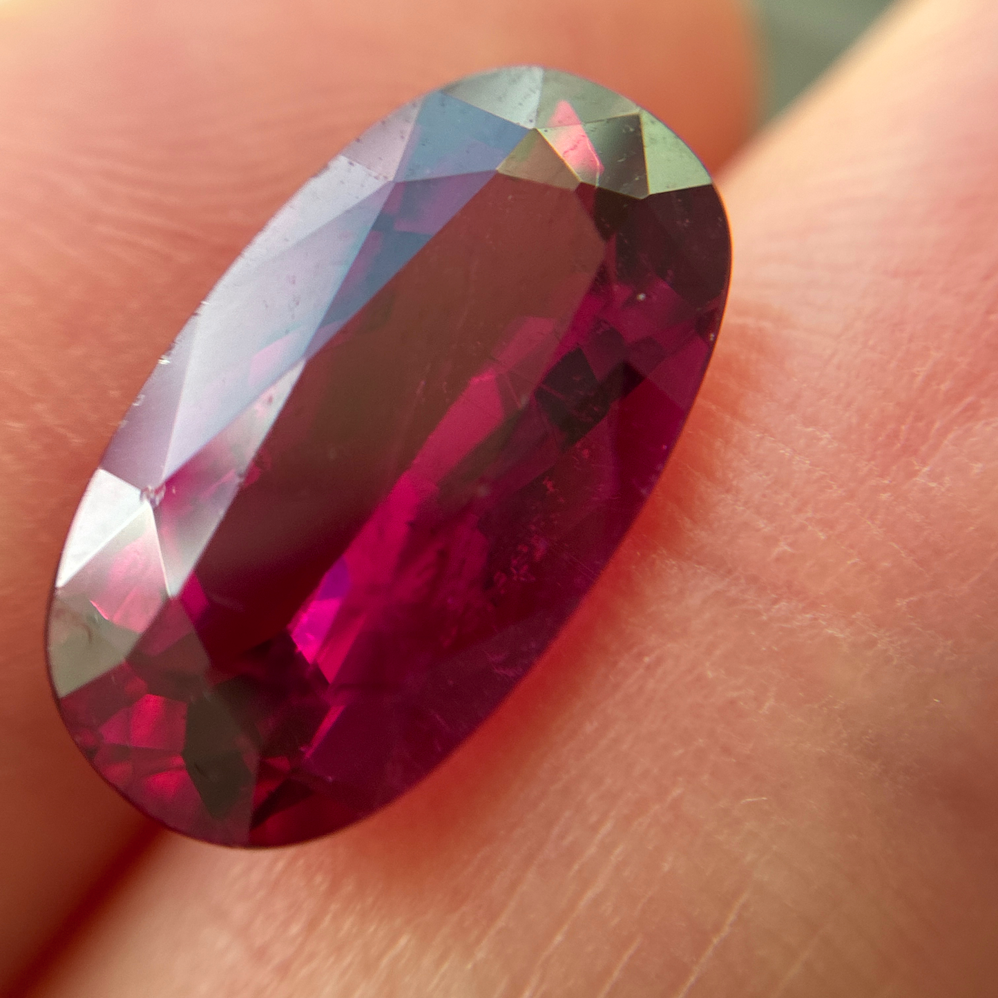 5.56 carat Rubellite Tourmaline 15.5x9mm