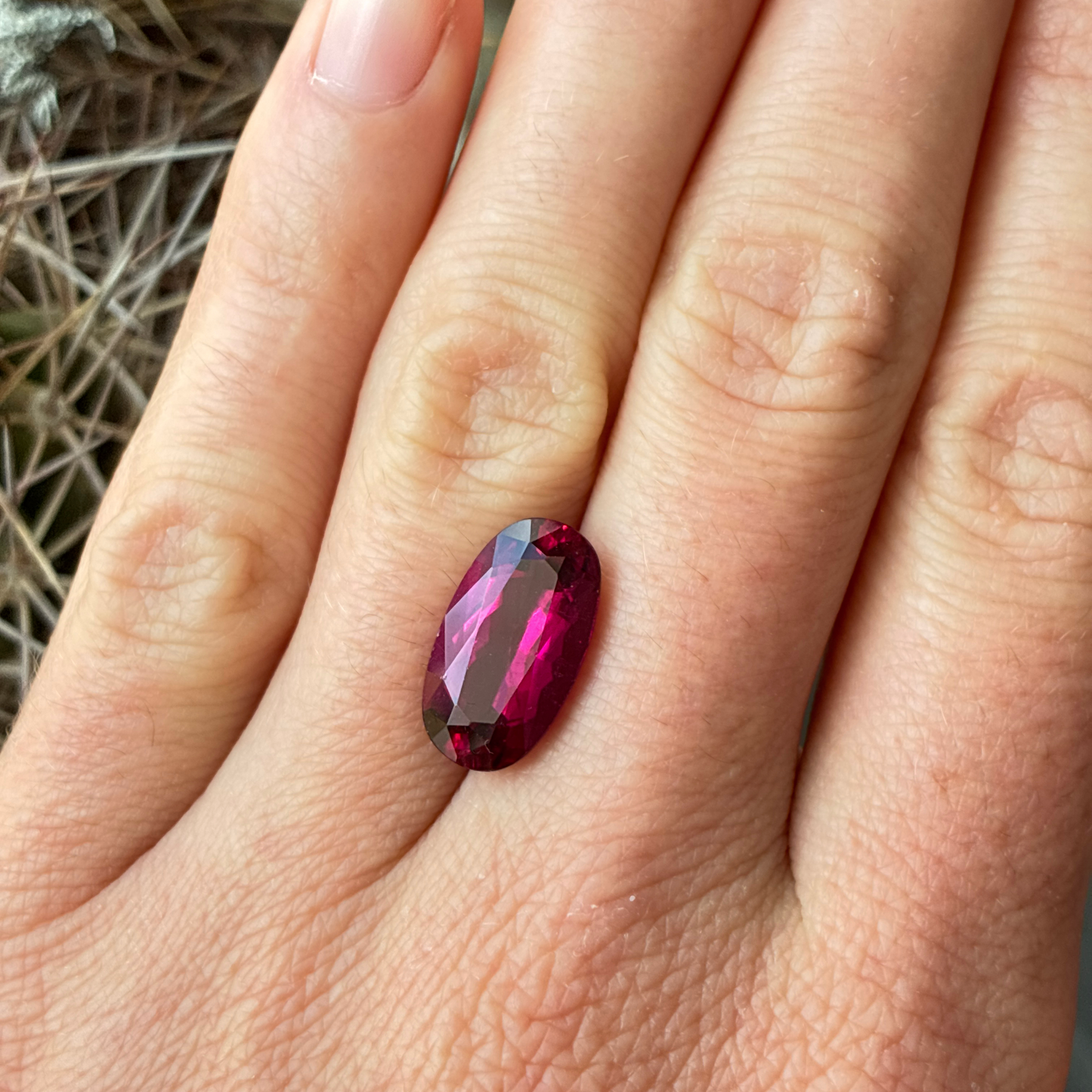 5.56 carat Rubellite Tourmaline 15.5x9mm