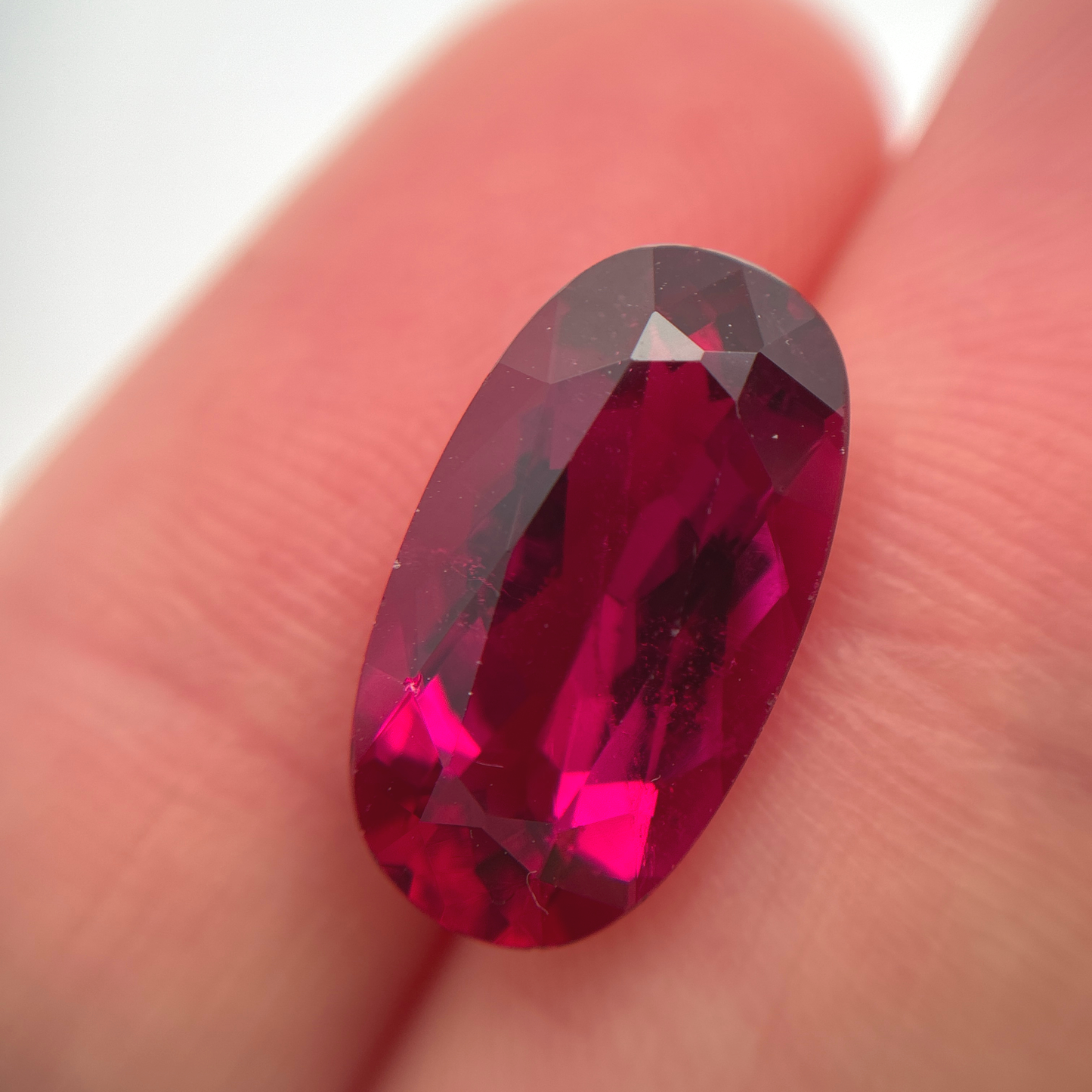 5.56 carat Rubellite Tourmaline 15.5x9mm