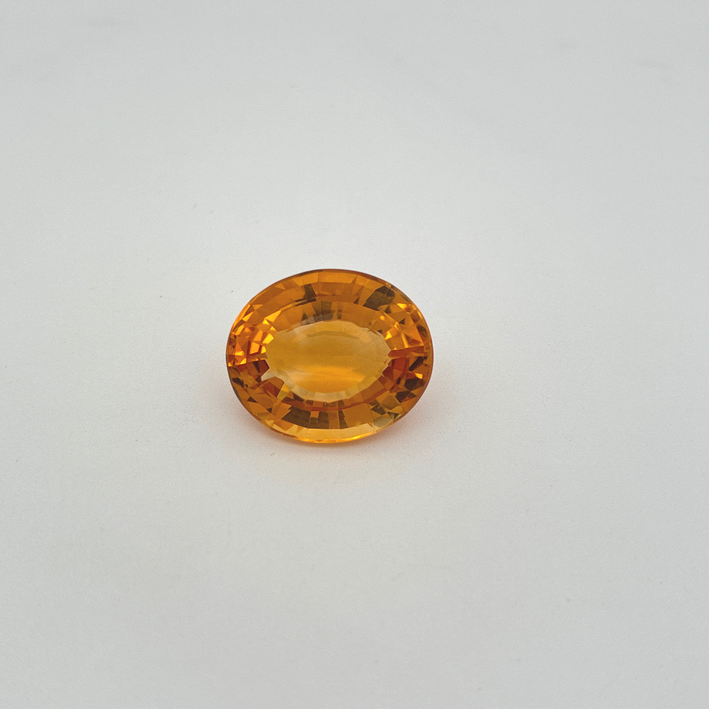 10.63 carat Orange Citrine 15.8x13.2mm