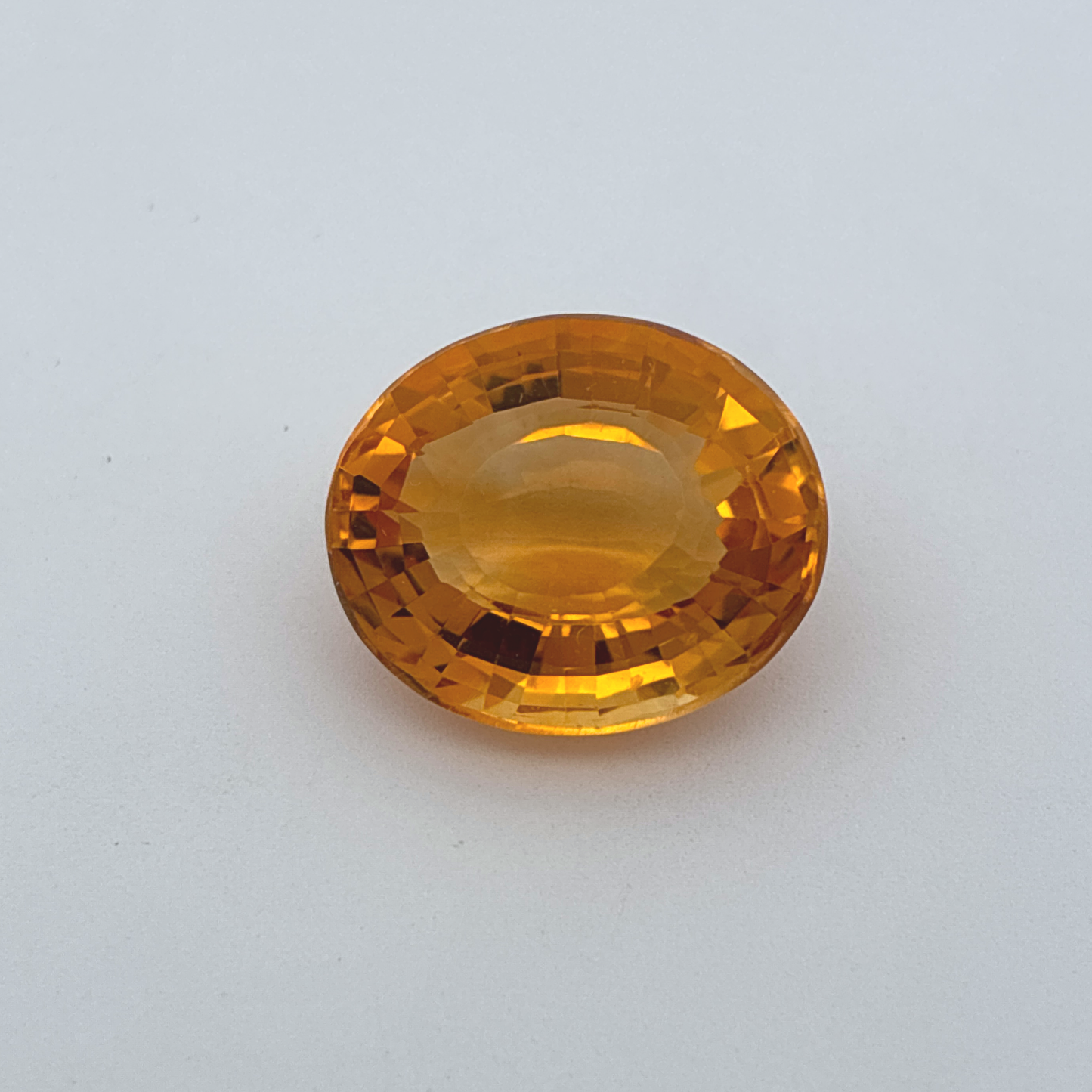 10.63 carat Orange Citrine 15.8x13.2mm