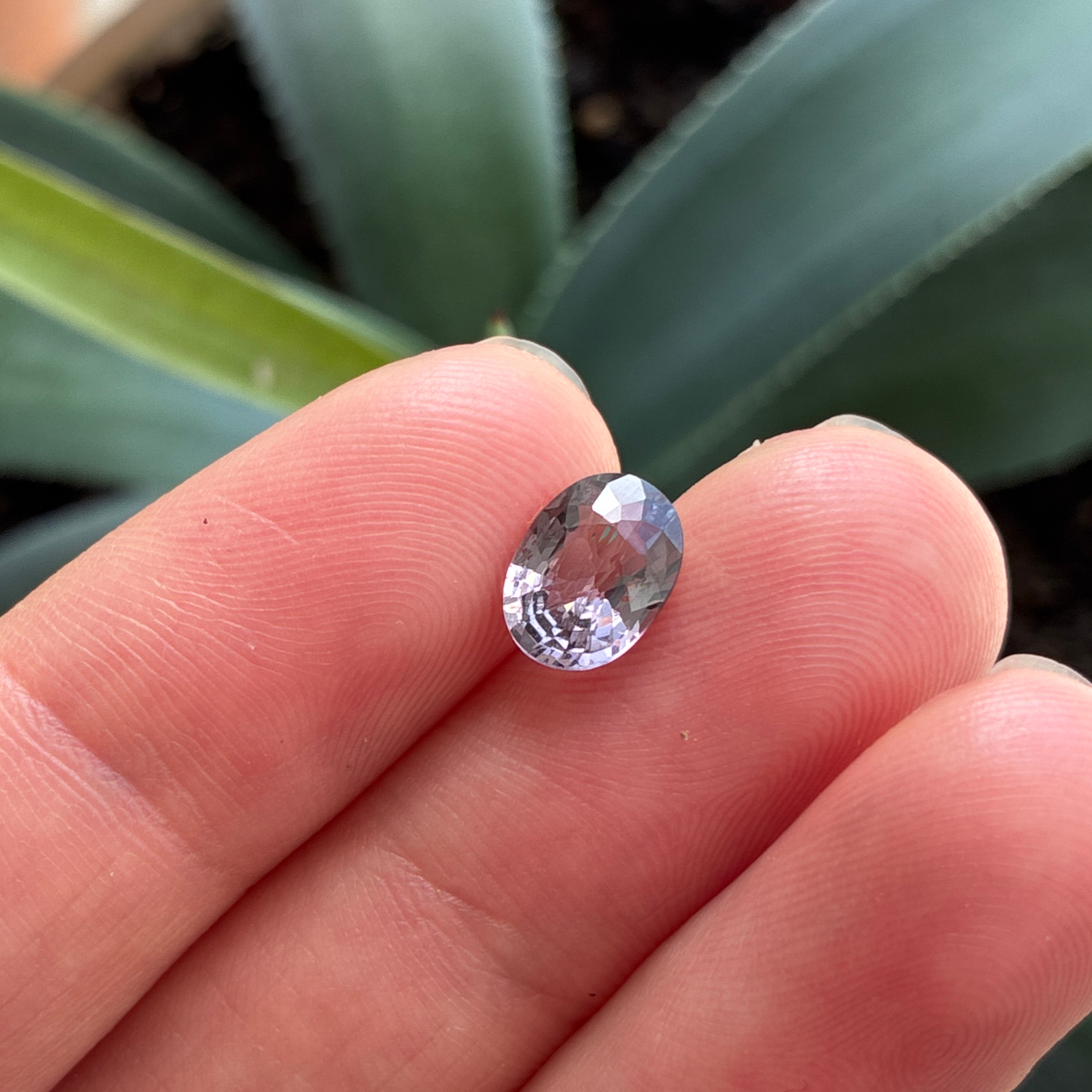 1.55 carat Natural Purple Spinal, 8.6x6.3mm