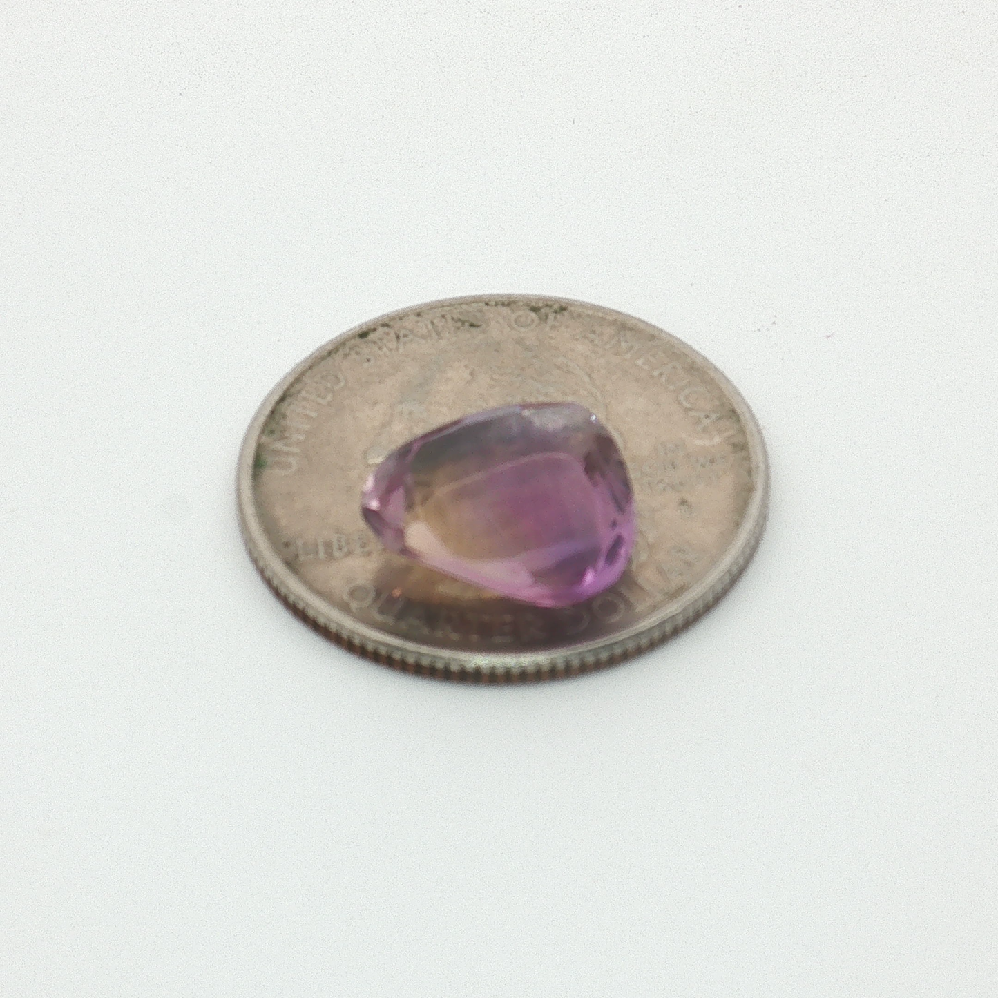 12mm Pear-Cut Purple Ametrine, 4.31 carat Loose Gemstone