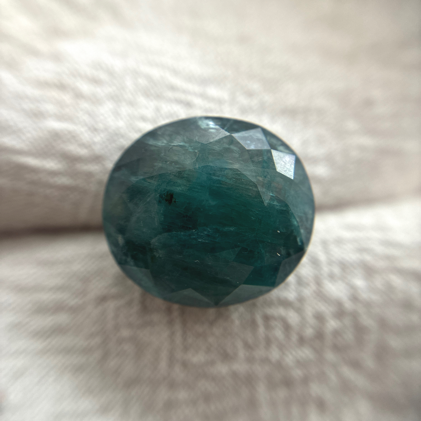 14.88 carat Blue-Green Grandidierite