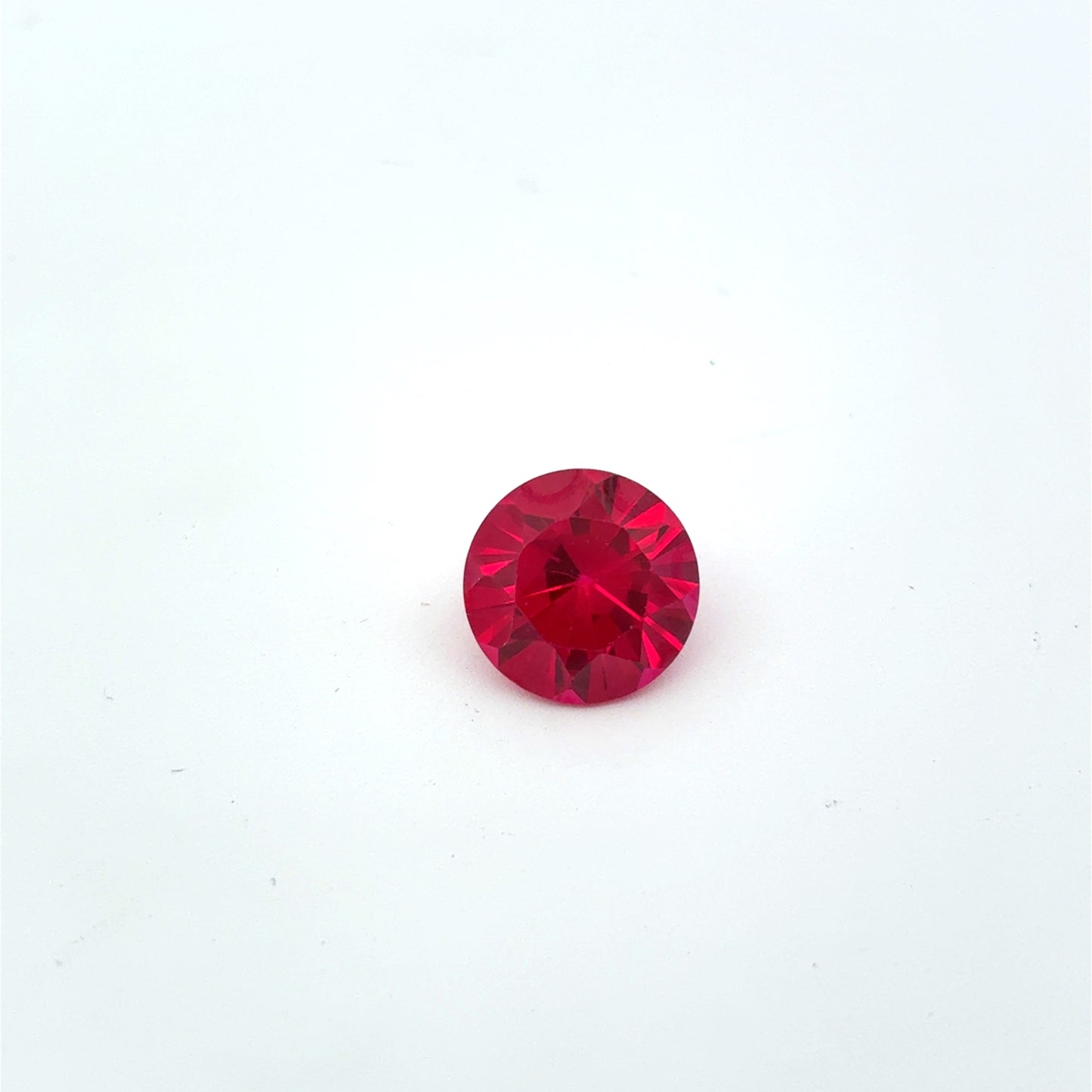10mm Round Lab Grown Ruby