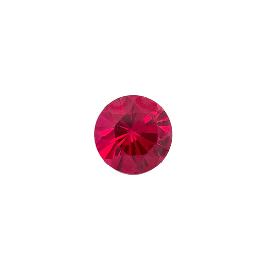 10mm Round Lab Grown Ruby