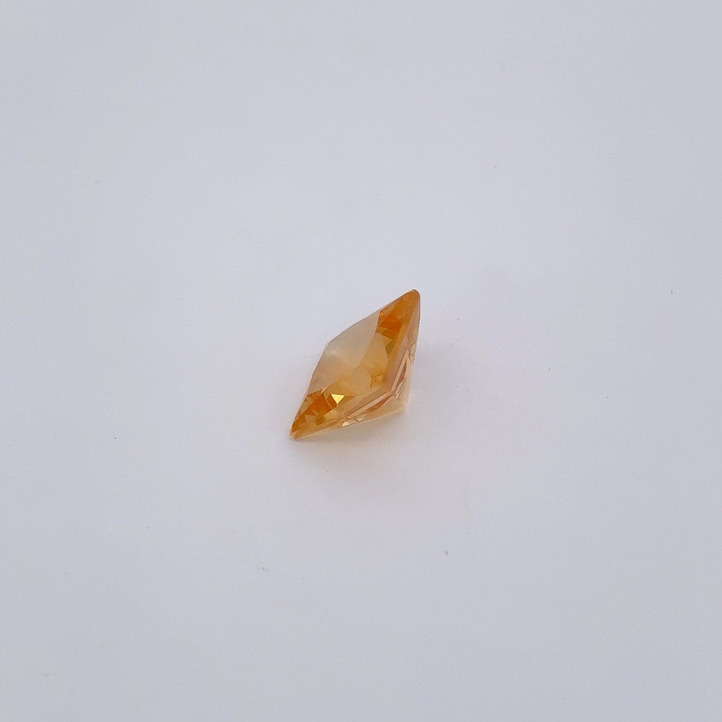 5.50ct Natural Citrine Princess Cut 11mm Square Gemstone