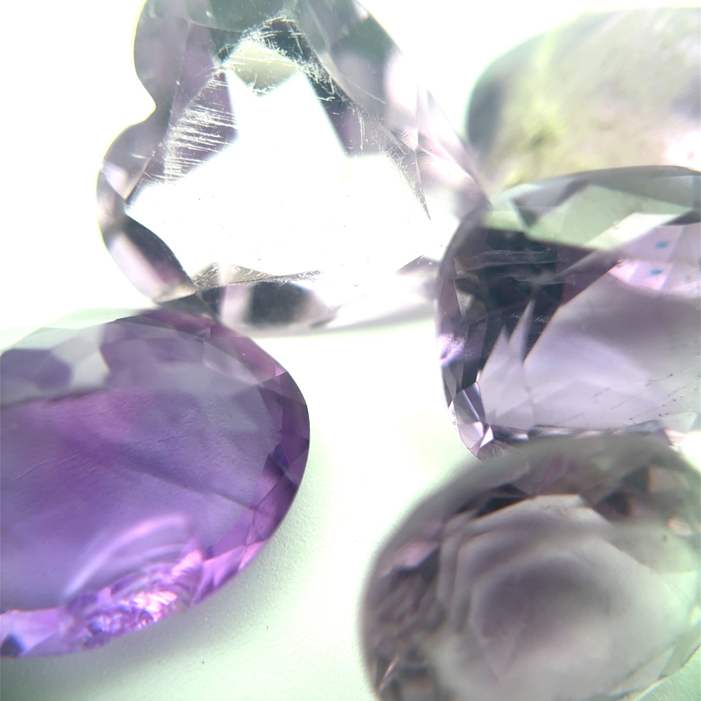 Huge 118 Carat Lot Amethyst Discount Worn Amethyst