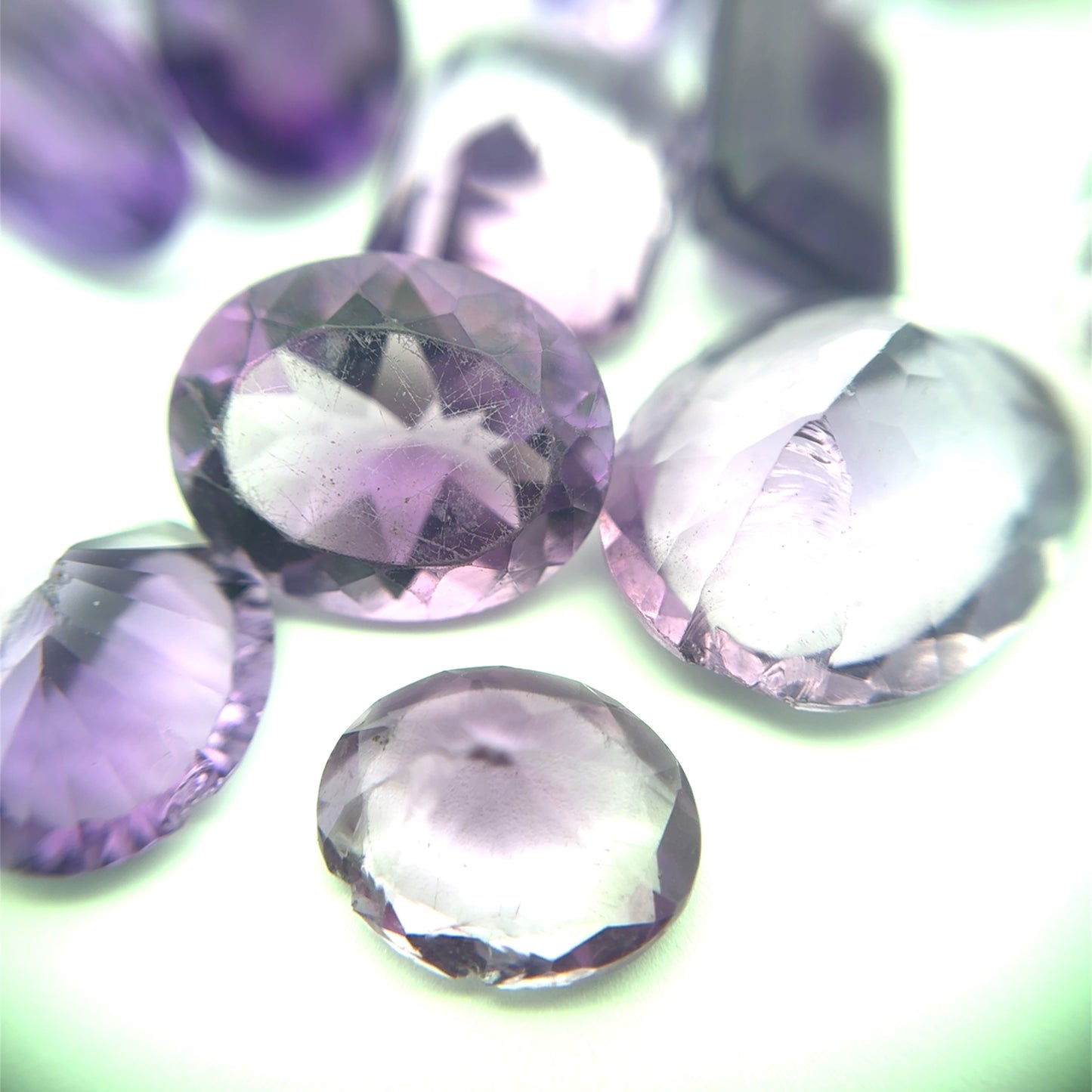 Huge 118 Carat Lot Amethyst Discount Worn Amethyst
