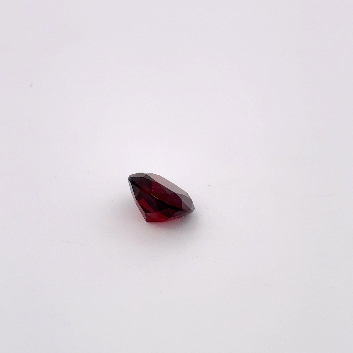10mm Square Cushion-Cut Natural Red Garnet 5 carat