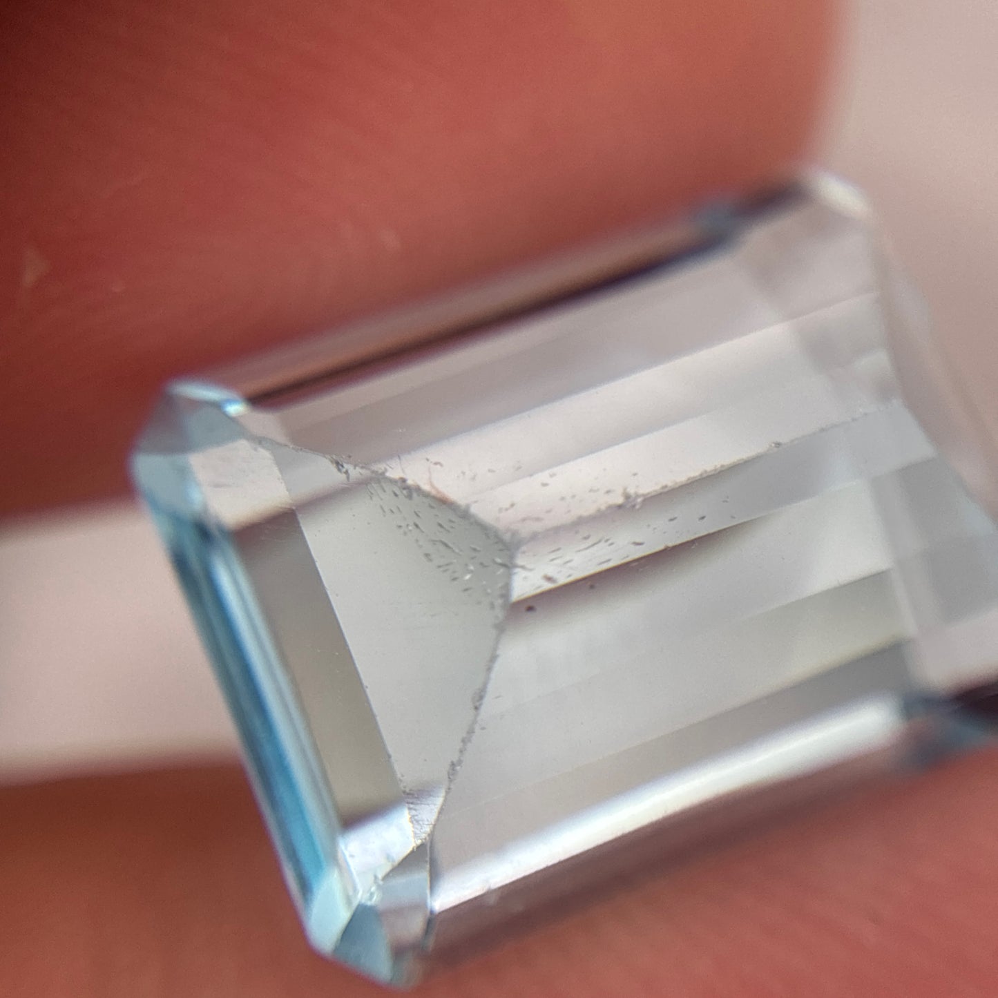 14x10mm Light Blue Topaz Emerald-Cut 9.45 Carat