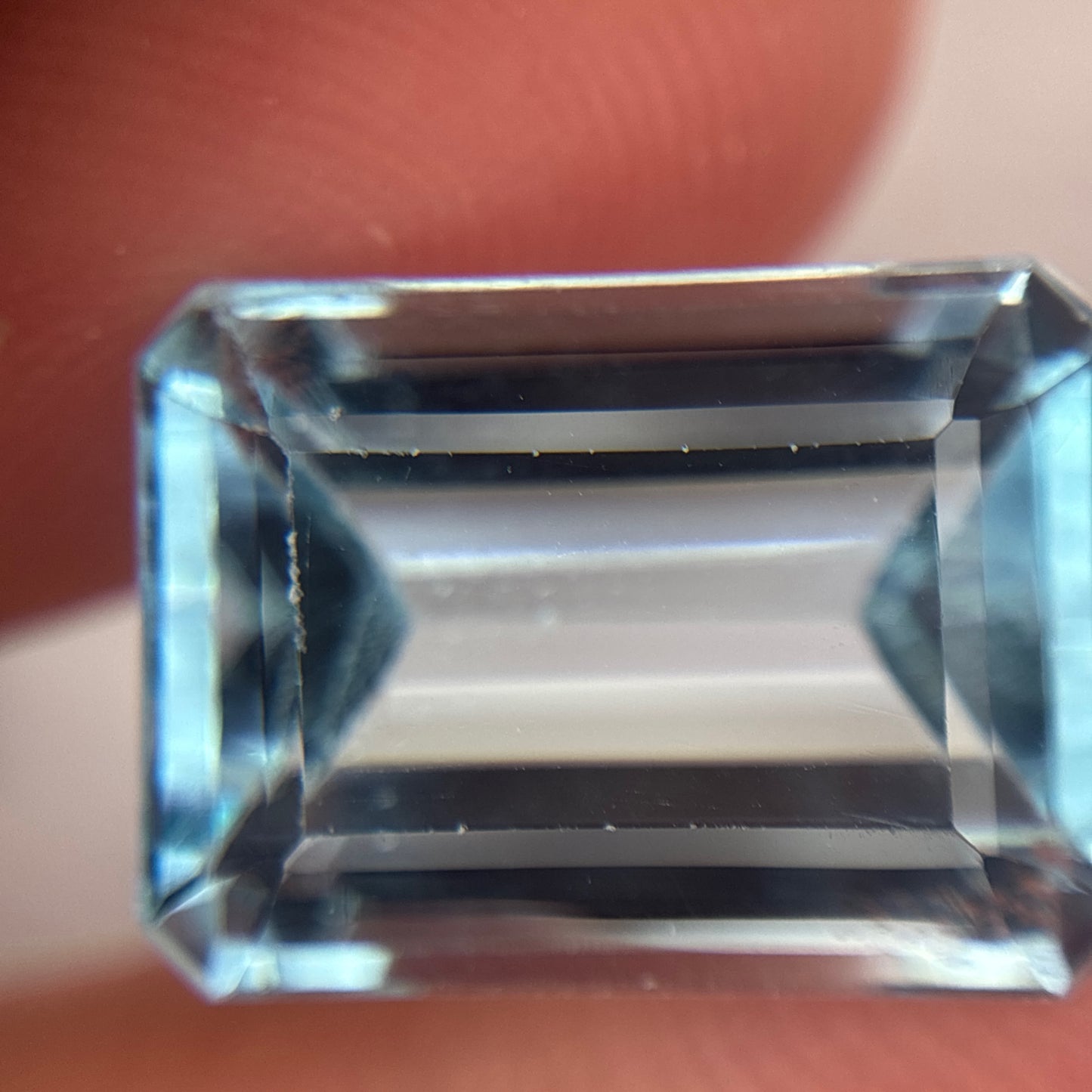 14x10mm Light Blue Topaz Emerald-Cut 9.45 Carat