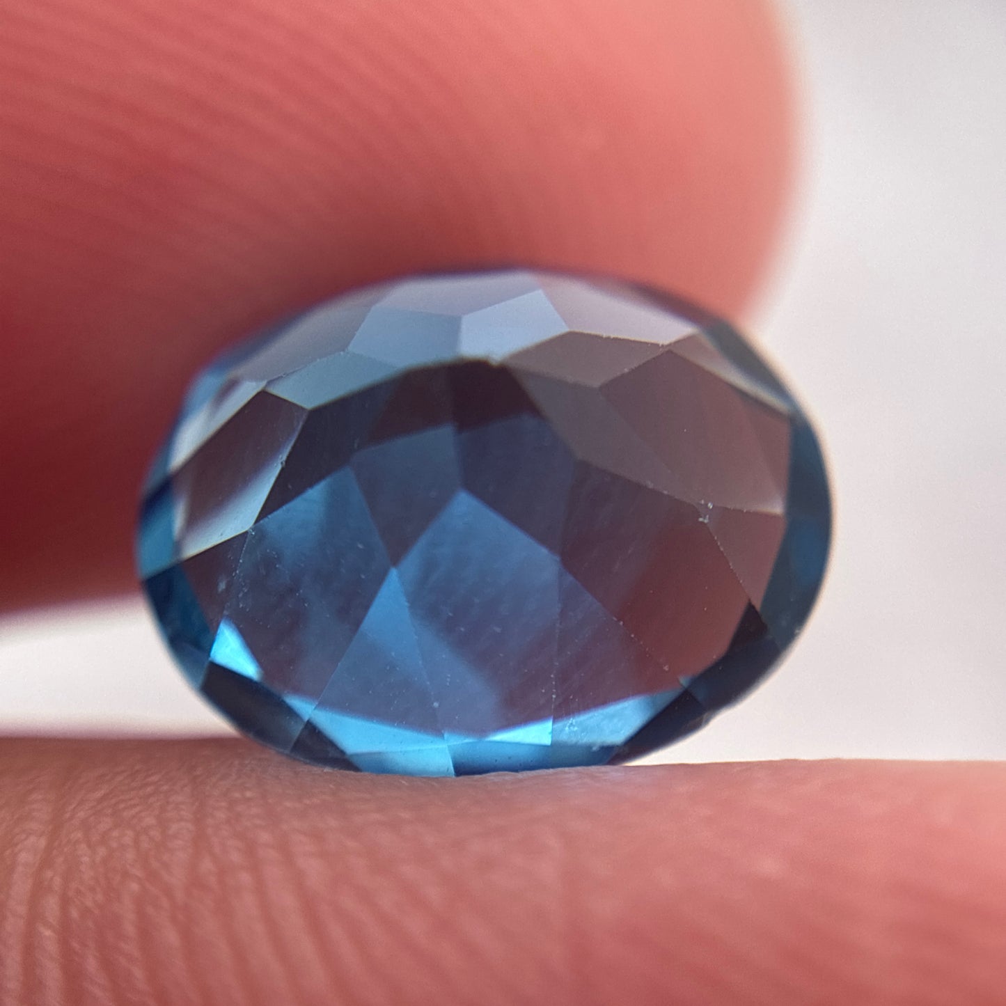 4.33 carat London Blue Topaz 11x9mm Oval Cut Gem
