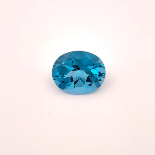 4.33 carat London Blue Topaz 11x9mm Oval Cut Gem