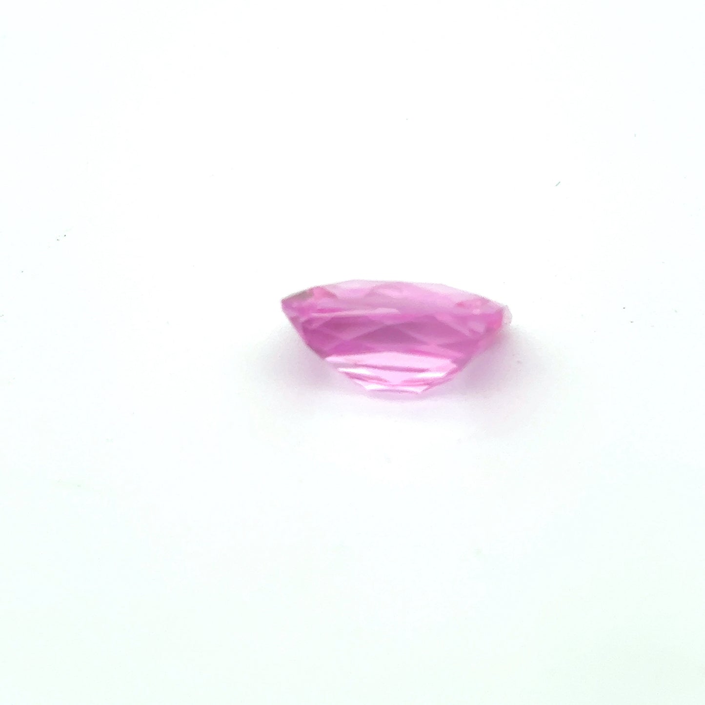 10x8mm Rectangle Checkerboard Cut Lab-Grown Pink Sapphire