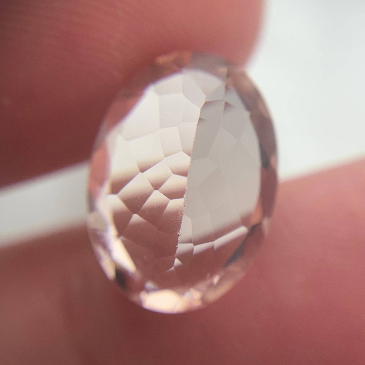 14x10mm Oval Morganite 5.45 Carats Loose Peach Pink Natural Gemstone