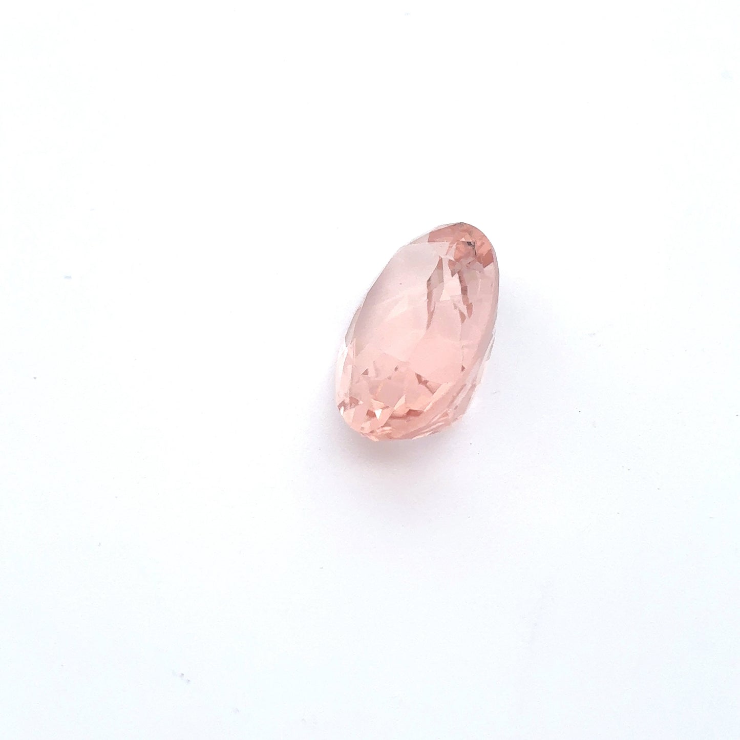 14x10mm Oval Morganite 5.45 Carats Loose Peach Pink Natural Gemstone