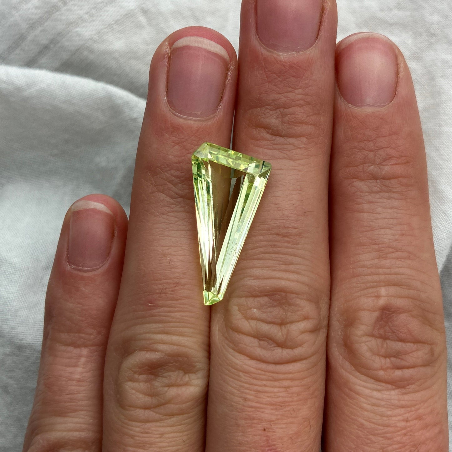 Lab Created Spinel Free Form 12.37 Carats 23x11.5mm