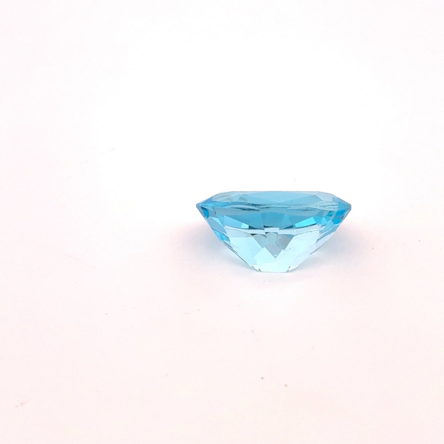 14x10mm Oval Cut Blue Topaz Loose Gemstone 7 carat