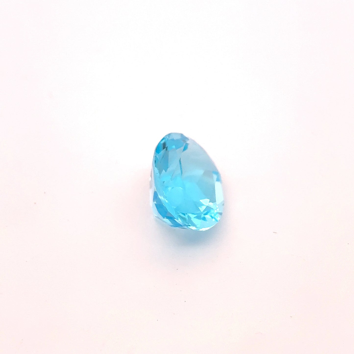 14x10mm Oval Cut Blue Topaz Loose Gemstone 7 carat