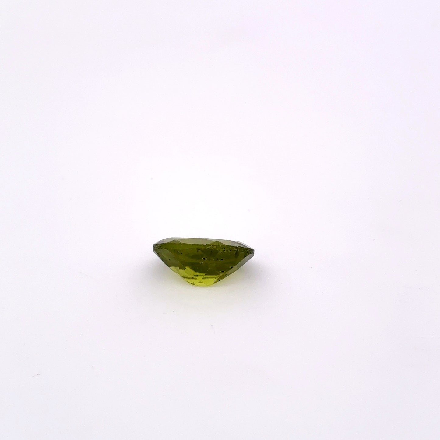 4 carat Peridot 12x10mm Oval Cut, Olive Green Faceted Loose Gemstone