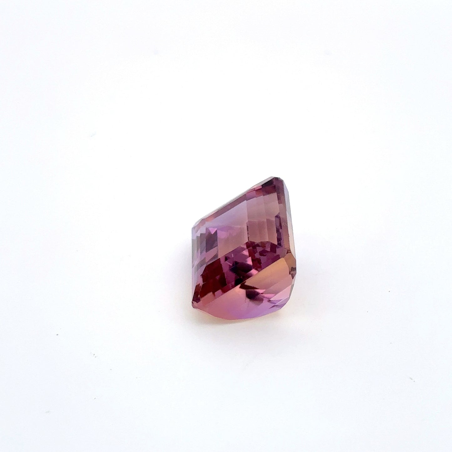 17 carat Ametrine 16x13mm Emerald Cut, Faceted Loose Gemstone