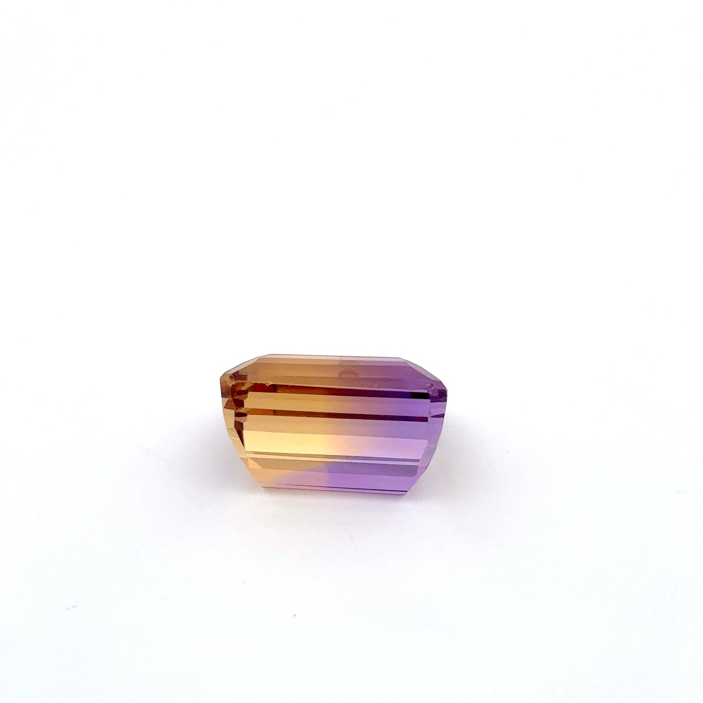 17 carat Ametrine 16x13mm Emerald Cut, Faceted Loose Gemstone