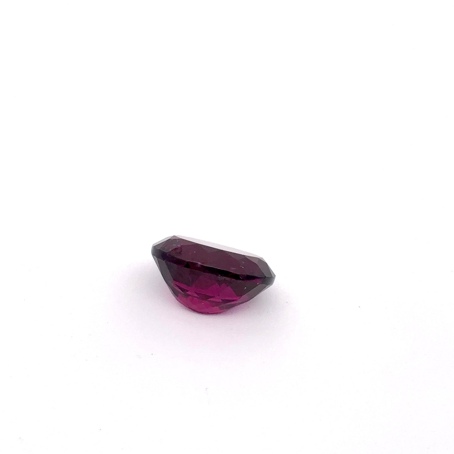 4 carat Purple Rhodolite Garnet 10x8mm Oval Cut, Faceted Loose Gemstone