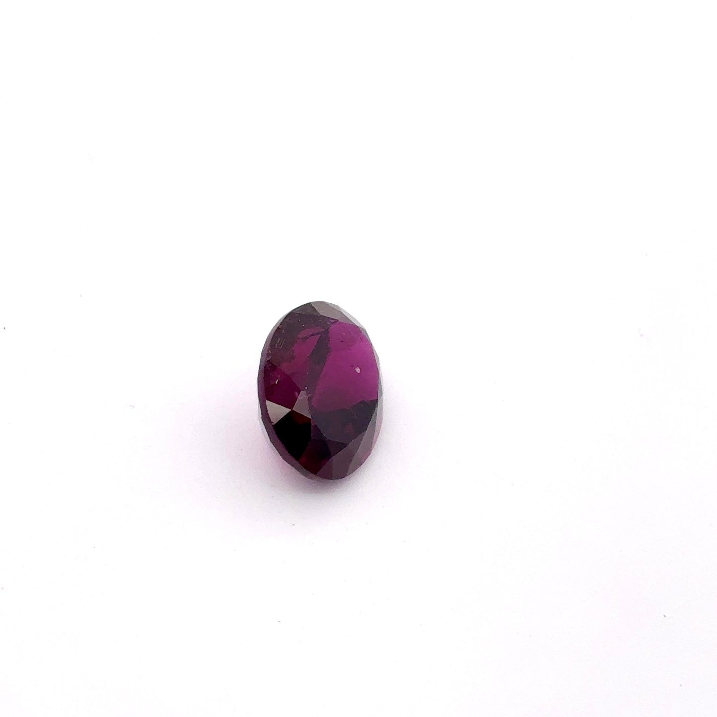 4 carat Purple Rhodolite Garnet 10x8mm Oval Cut, Faceted Loose Gemstone